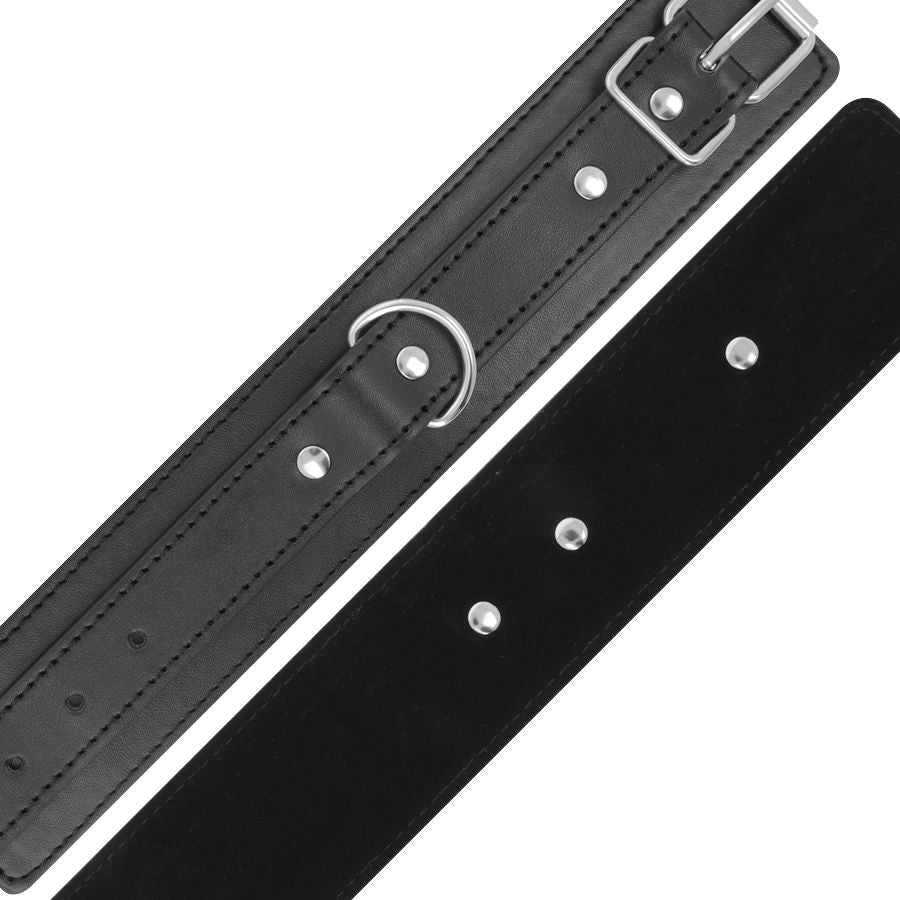 DARKNESS - BLACK ADJUSTABLE HANDCUFFS WITH DOUBLE REINFORCEMENT TAPE - Kink&Play