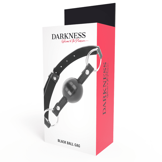 DARKNESS - BLACK BALL GAG - Kink&Play