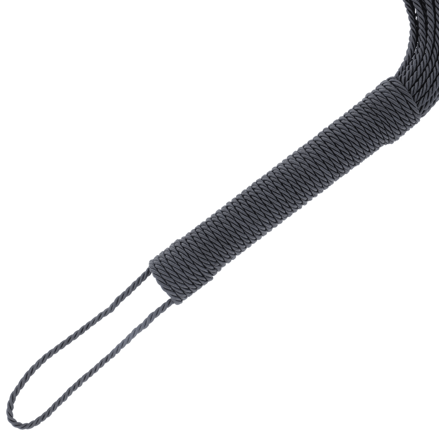 DARKNESS - BLACK BONDAGE WHIP 50CM - Kink&Play