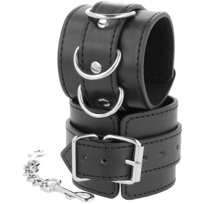 DARKNESS - BLACK HANDCUFFS - Kink&Play