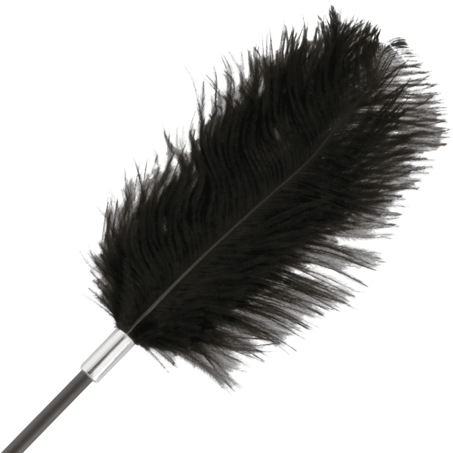 DARKNESS - BLACK LOVE FEATHER WHIP 56 CM - Kink&Play