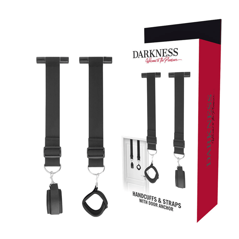 DARKNESS - BONDAGE DOOR HANDCUFFS - Kink&Play