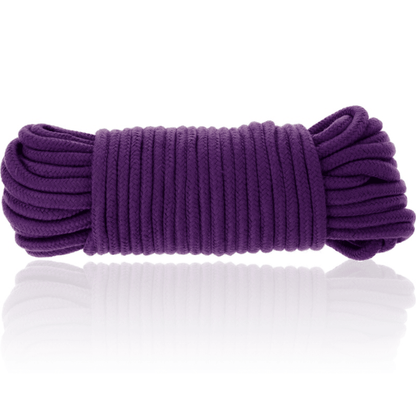 DARKNESS - COTTON BONDAGE ROPE 20 METERS LILAC - Kink&Play