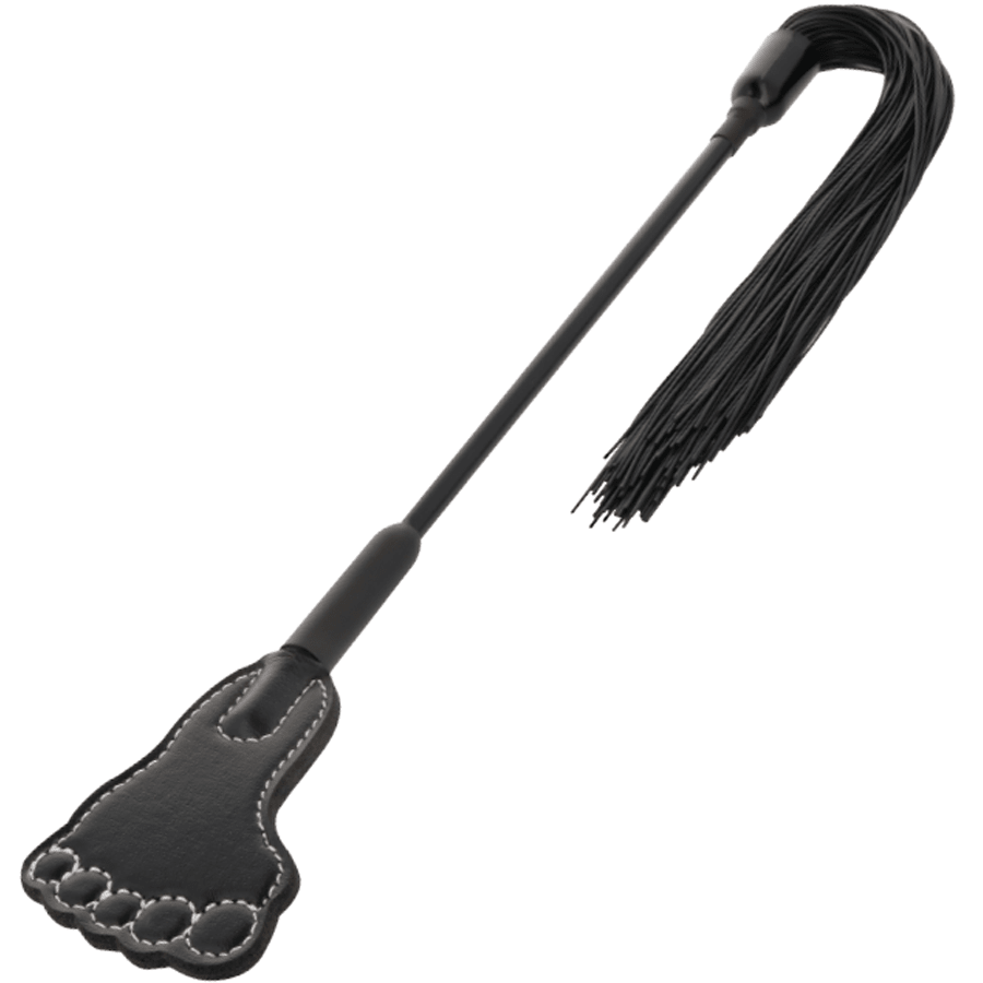DARKNESS - FETISH CROP AND BLACK WHIP - Kink&Play