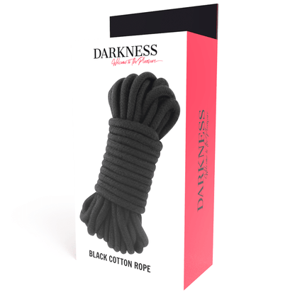 DARKNESS - JAPANESE ROPE 20 M BLACK - Kink&Play
