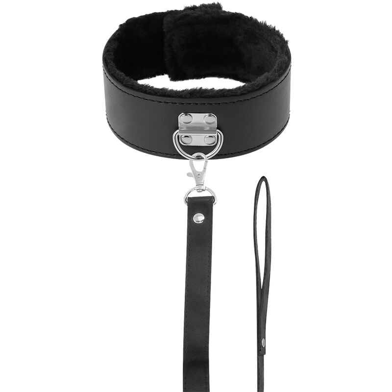 DARKNESS - LINED NECKLACE WITH TITANIUM CHAIN - Kink&Play
