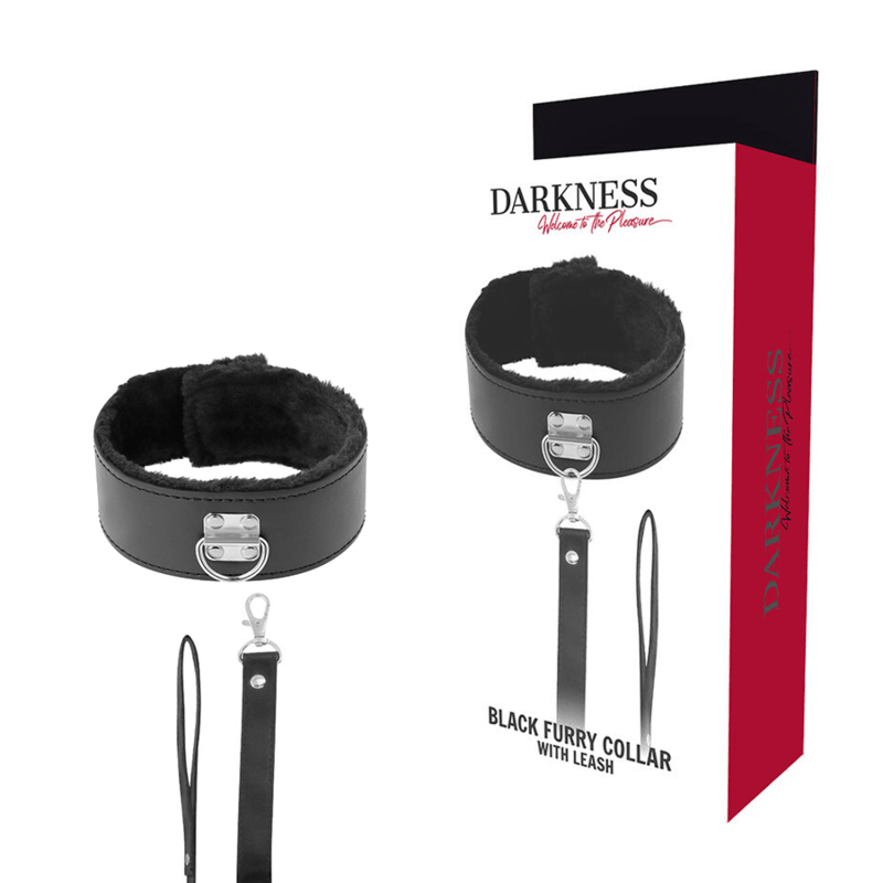 DARKNESS - LINED NECKLACE WITH TITANIUM CHAIN - Kink&Play