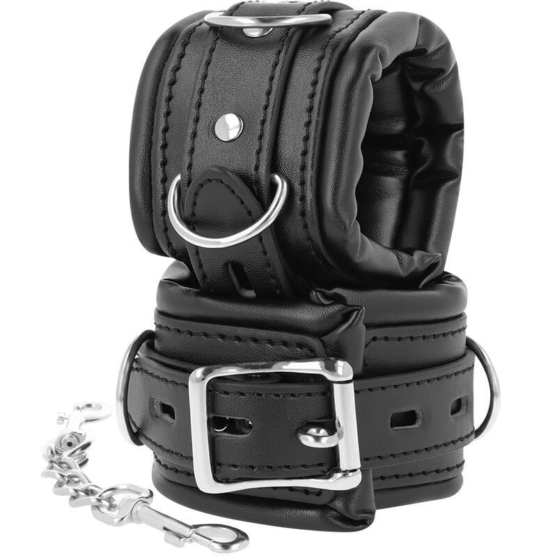 DARKNESS - PADDED BDSM HANDCUFFS - Kink&Play