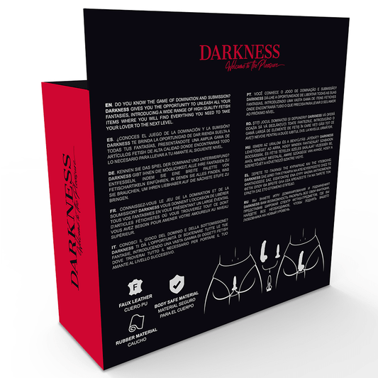 DARKNESS - PANTIES WITH PLUG AND INTERCHANGEABLE DILDO - Kink&Play