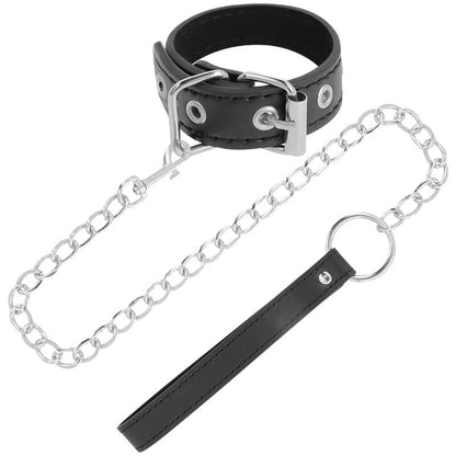 DARKNESS - PENIS RING WITH STRAP - Kink&Play
