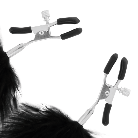 DARKNESS - POM - POM NIPPLE Clamps 2 - Kink&Play