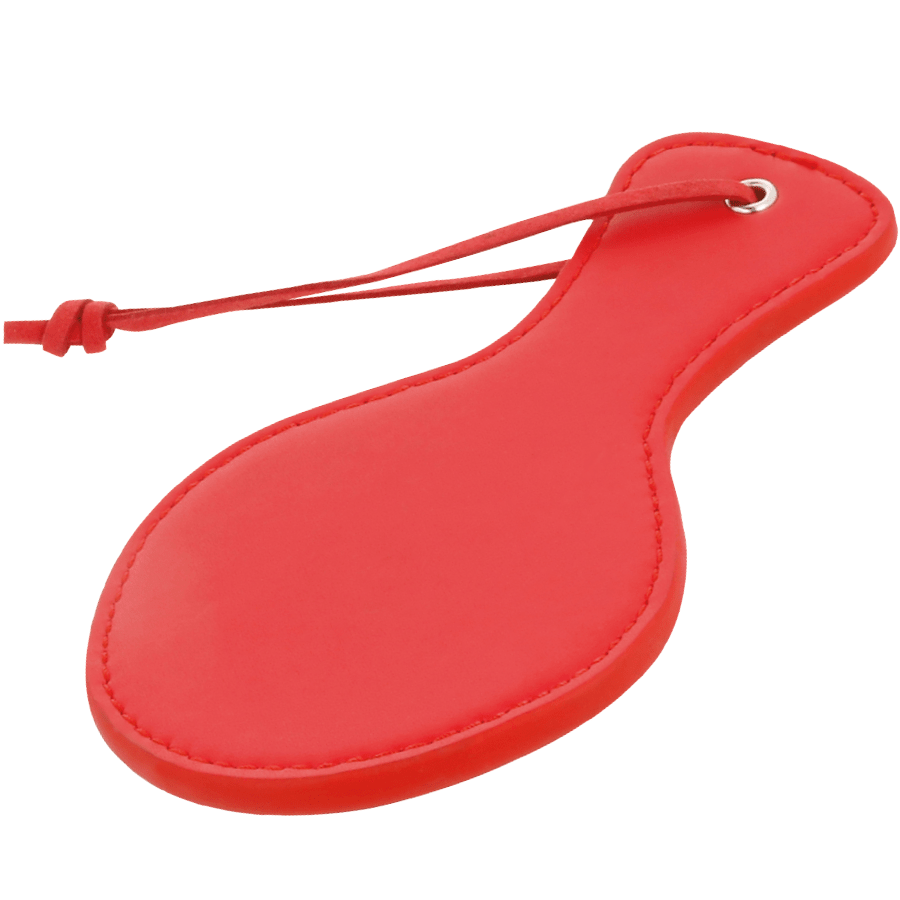 DARKNESS - RED ROUNDED FETISH PADDLE - Kink&Play
