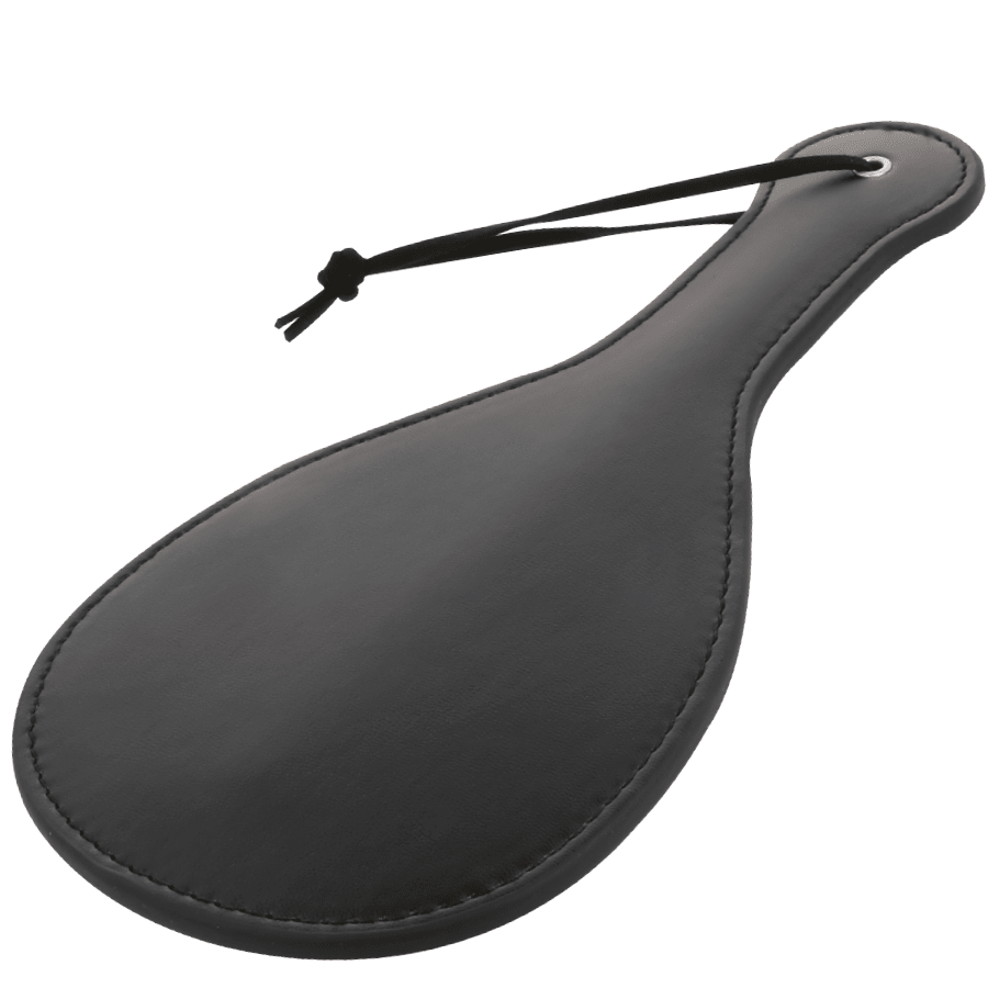 DARKNESS - ROUNDED BLACK FETISH PADDLE - Kink&Play