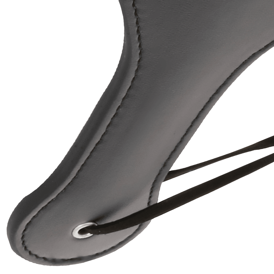 DARKNESS - ROUNDED BLACK FETISH PADDLE - Kink&Play