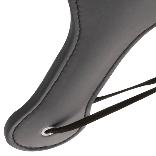 DARKNESS - ROUNDED BLACK FETISH PADDLE - Kink&Play