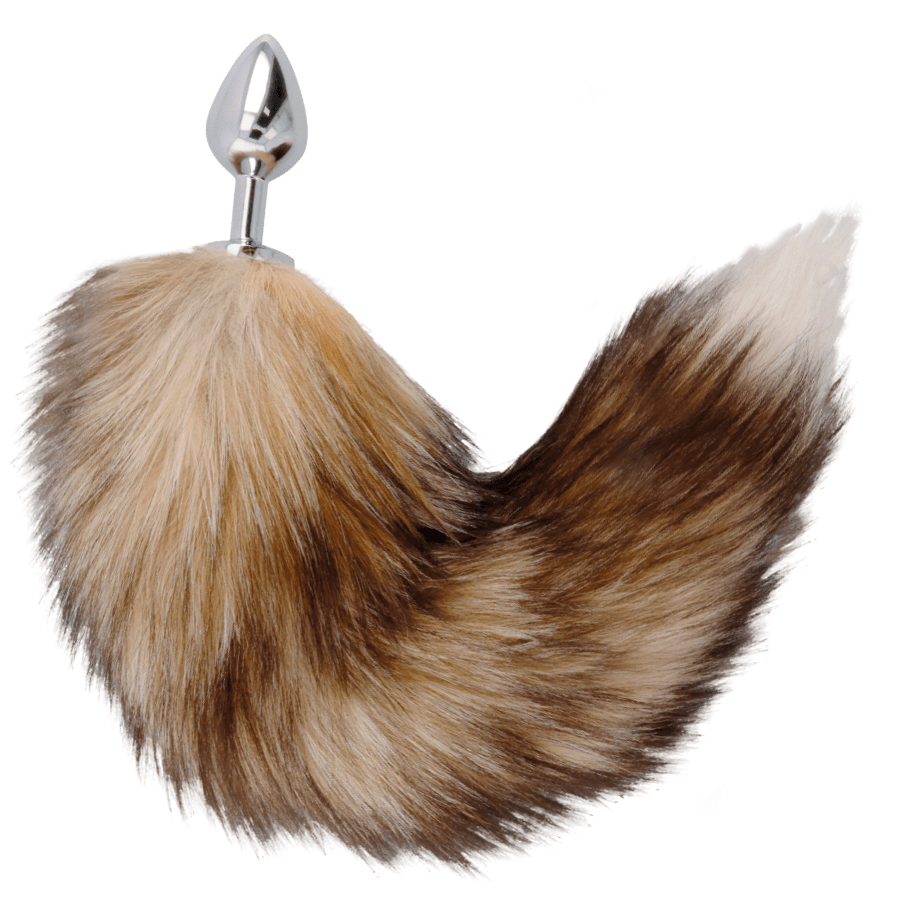 DARKNESS - TAIL BUTT PLUG SILVER - Kink&Play
