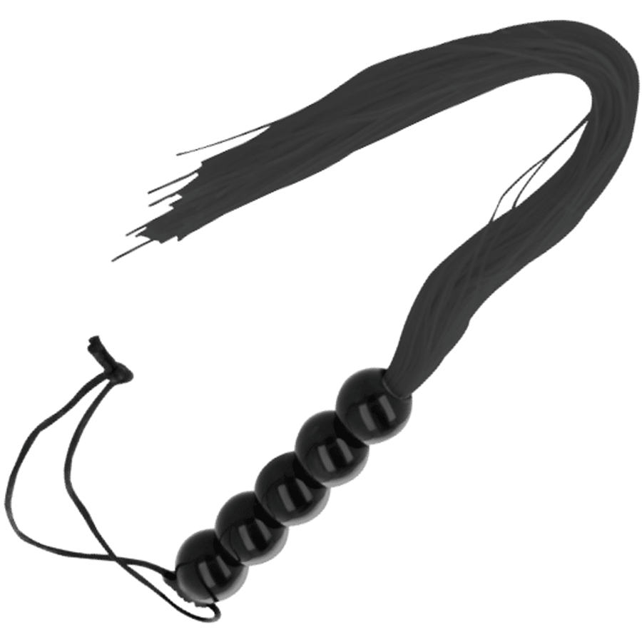 DARKNESS - THIN BLACK BONDAGE WHIP - Kink&Play