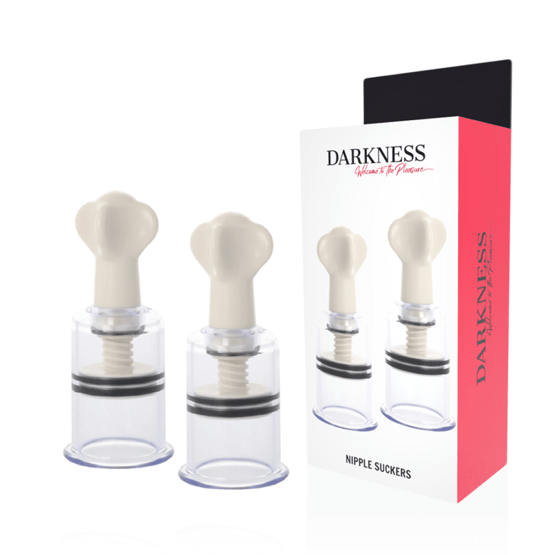DARKNESS - TRANSPARENT NIPPLE STIMULATING WAVES 5CM DIMETER - Kink&Play