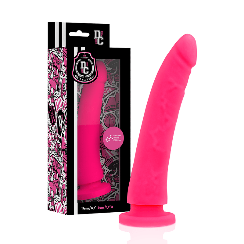 DELTA CLUB - TOYS HARNESS + DONG PINK SILICONE 17 CM - O - 3 CM - Kink&Play