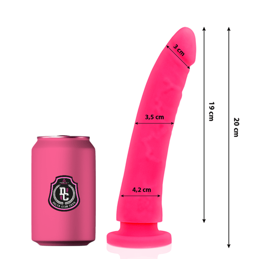 DELTA CLUB - TOYS PINK DILDO MEDICAL SILICONE 20 CM - O - 4 CM - Kink&Play