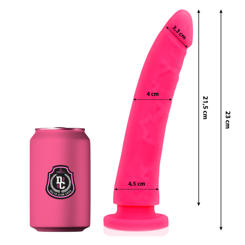 DELTA CLUB - TOYS PINK DILDO MEDICAL SILICONE 23 CM - O - 4.5 CM - Kink&Play