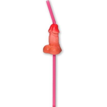 DIABLO PICANTE - BAG OF 5 NATURAL BIG PENIS STRAWS - Kink&Play