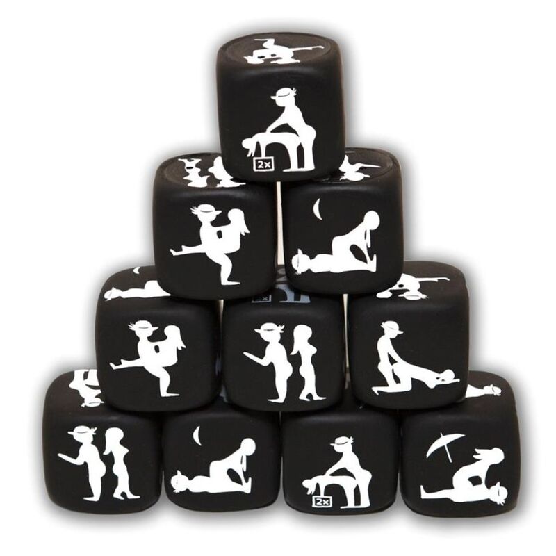 DIABLO PICANTE - DICE GAME OF POSTURE BLACK - Kink&Play