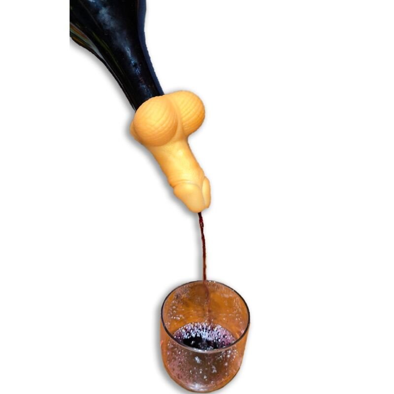 DIABLO PICANTE - GOLDEN PENIS WINE DECANTER - Kink&Play