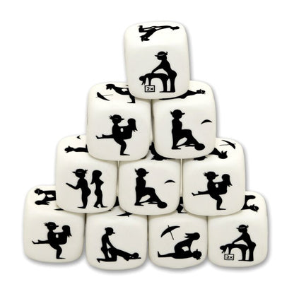DIABLO PICANTE - WHITE POSING DICE - Kink&Play