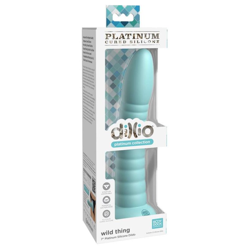 DILLIO - WILD THING 17,78 CM GREEN - Kink&Play