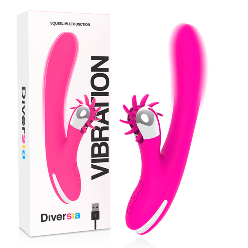 DIVERSIA - BUNNY VIBRATING 24 CM - Kink&Play