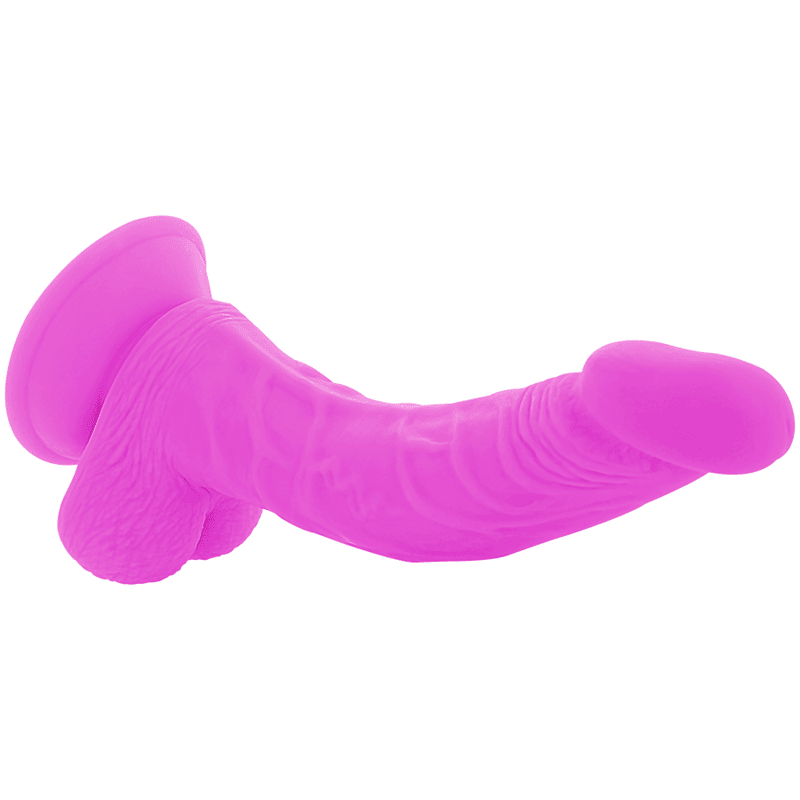 DIVERSIA - FLEXIBLE VIBRATING DILDO PURPLE 21.5 CM - O - 4.5 CM - Kink&Play