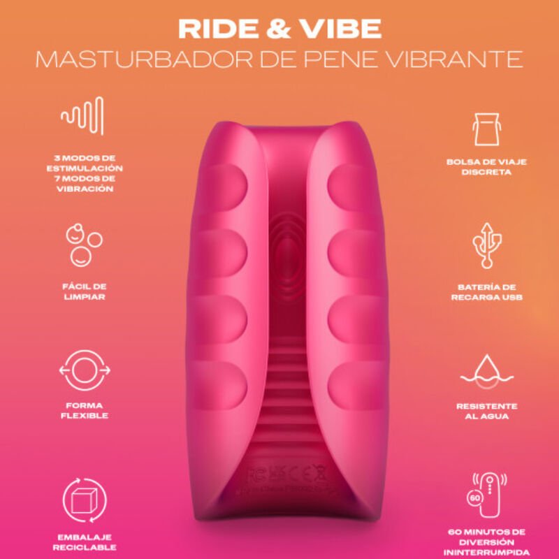 DUREX - TOY RIDE & VIBE VIBRATOR MASTURBATOR - Kink&Play
