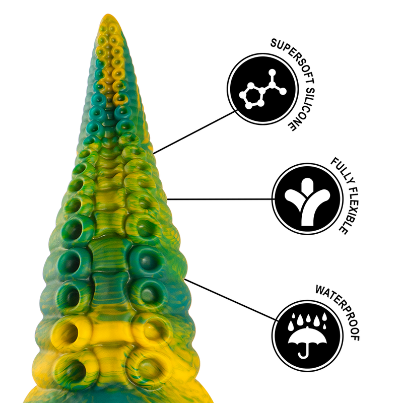 EPIC - CETUS GREEN TENTACLE DILDO LARGE SIZE - Kink&Play
