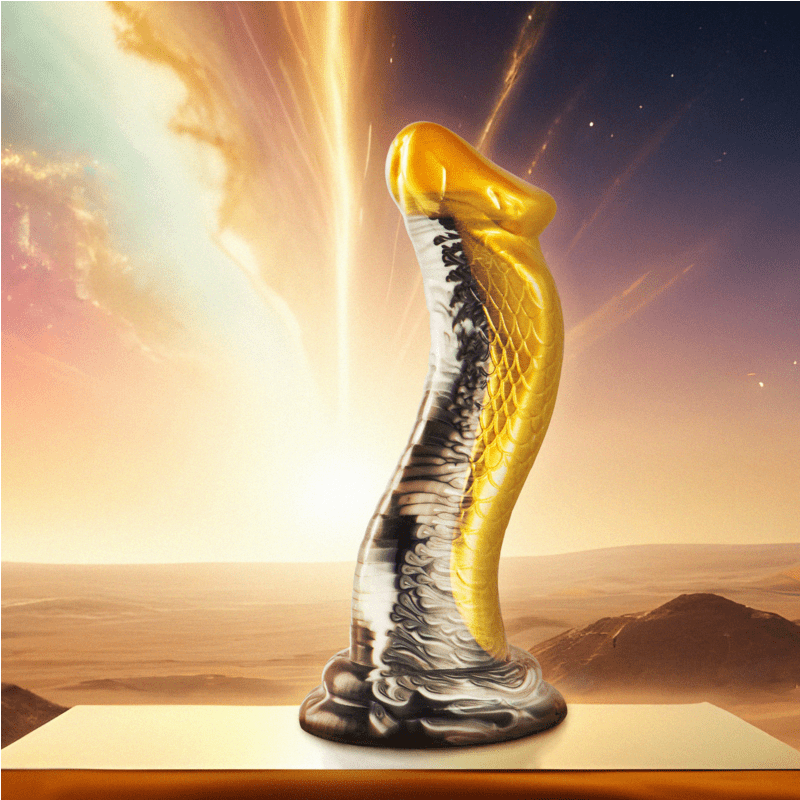 EPIC - DRAKON DILDO YELLOW COBRA - Kink&Play