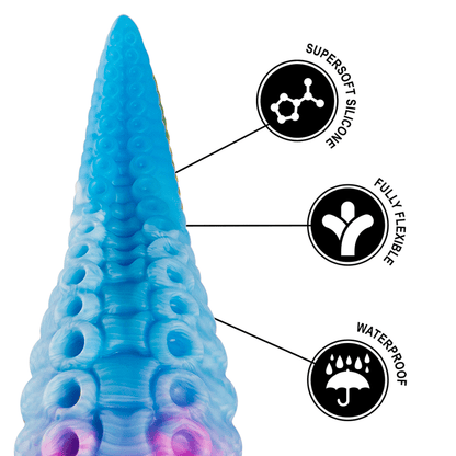 EPIC - PHORCYS BLUE TENTACLE DILDO BIG SIZE - Kink&Play