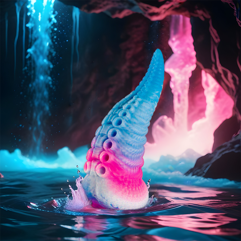 EPIC - PHORCYS BLUE TENTACLE DILDO SMALL SIZE - Kink&Play