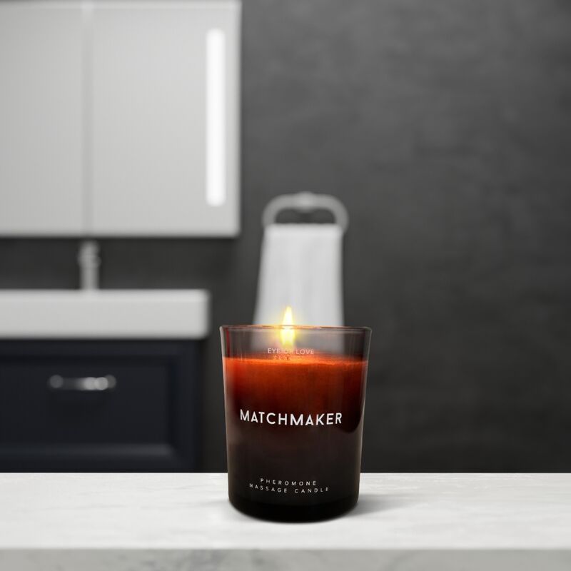 EYE OF LOVE - MATCHMAKER BLACK DIAMOND MASSAGE CANDLE ATTRACT HER 150 ML - Kink&Play