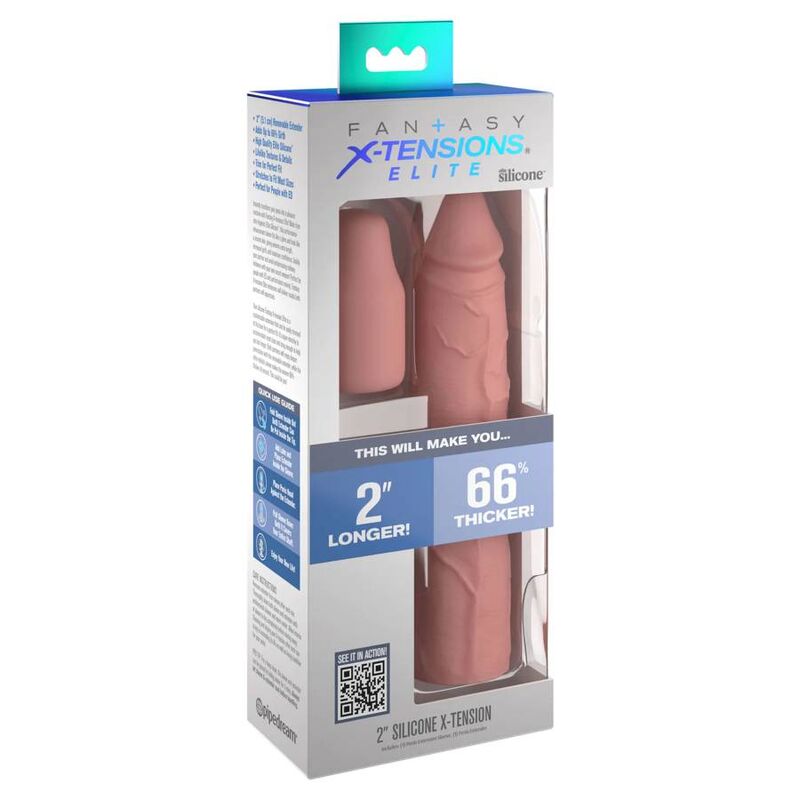 FANTASY X - TENSIONS - PIPEDREAMS SLEEVE 20,32 CM + 5,00 CM INCH PLUG SKIN - Kink&Play