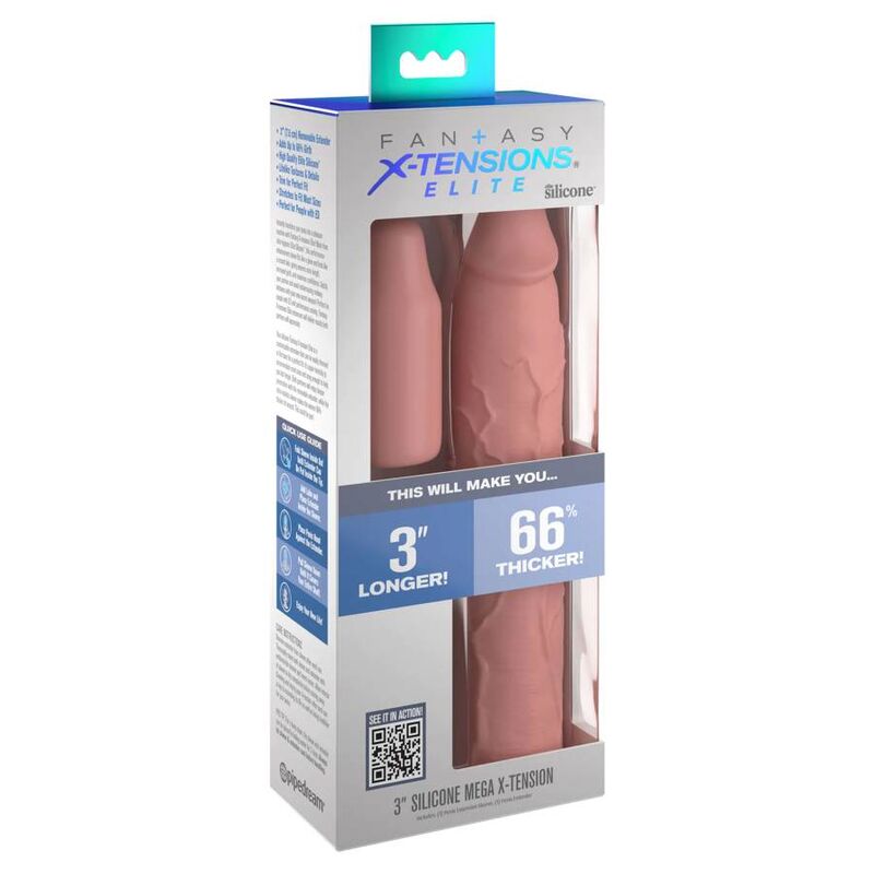 FANTASY X - TENSIONS - PIPEDREAMS SLEEVE 22,86 CM + 7,62 CM PLUG SKIN - Kink&Play