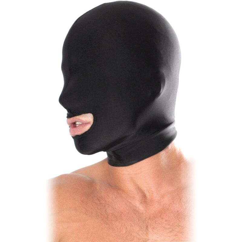FETISH FANTASY SERIES - OPEN MOUTH HOOD BLACK - Kink&Play