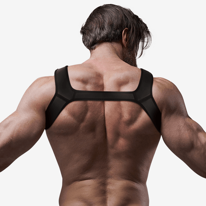 FETISH SUBMISSIVE ATTITUDE - NEOPRENE CHEST HARNESS FOR MEN SIZE L - Kink&Play