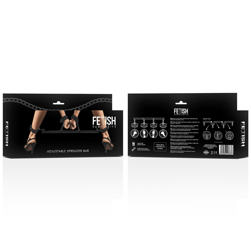 FETISH SUBMISSIVE BONDAGE - ADJUSTABLE SEPARATOR BAR 4 PIECES - Kink&Play