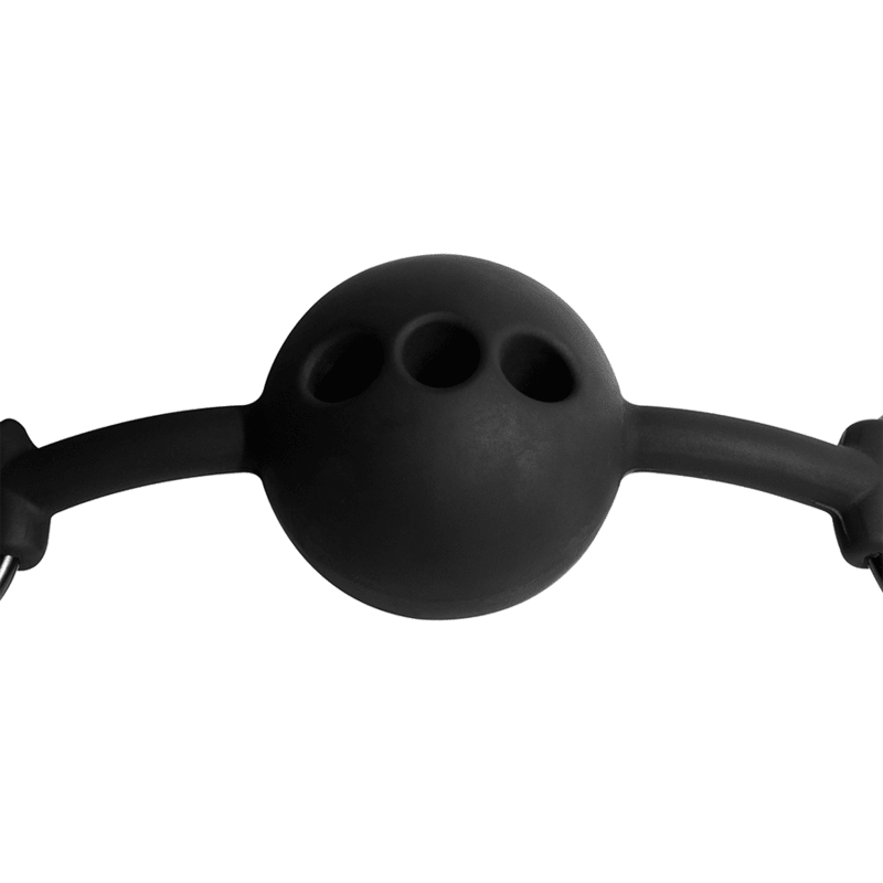 FETISH SUBMISSIVE BONDAGE - BREATHABLE SILICONE BALL GAG - Kink&Play