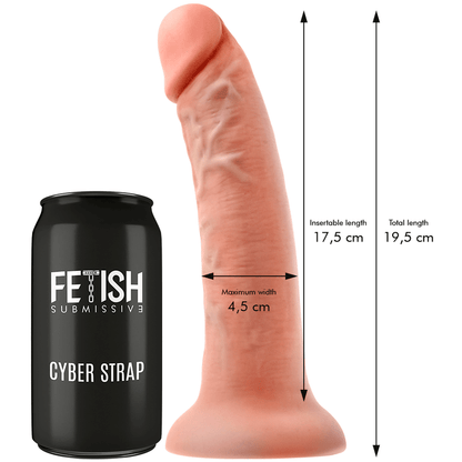 FETISH SUBMISSIVE CYBER STRAP - HARNESS WITH DILDO AND BULLET REMOTE CONTROL WATCHME M TECHNOLOGY - Kink&Play