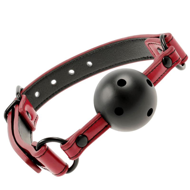 FETISH SUBMISSIVE DARK ROOM - BREATHABLE GAG - Kink&Play