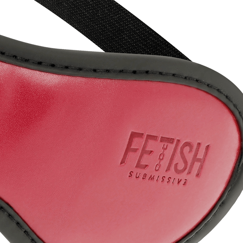 FETISH SUBMISSIVE DARK ROOM - VEGAN LEATHER MASK WITH NEOPRENE LINING - Kink&Play