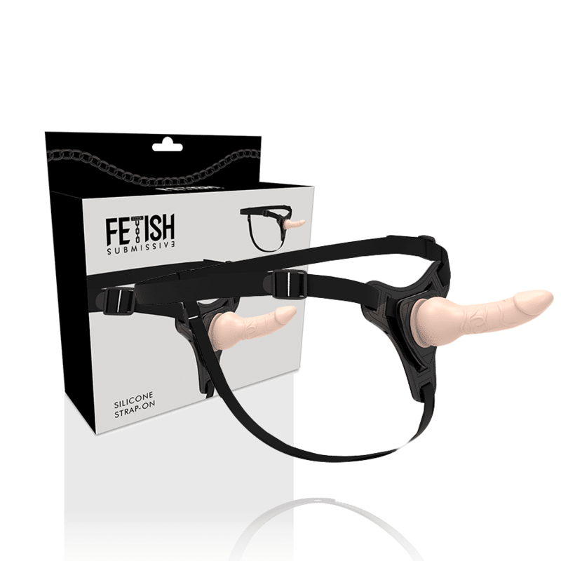 FETISH SUBMISSIVE HARNESS - FLESH REALISTIC SILICONE 16 CM - Kink&Play
