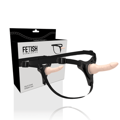 FETISH SUBMISSIVE HARNESS - FLESH REALISTIC SILICONE 16 CM - Kink&Play