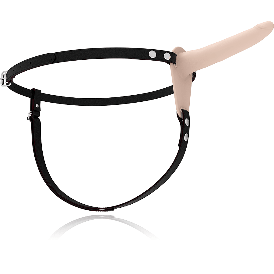 FETISH SUBMISSIVE HARNESS - FLESH SILICONE 15 CM - Kink&Play